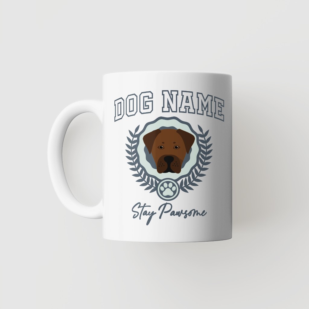 Stay Pawsome: Personalized {breedFullName} Mug