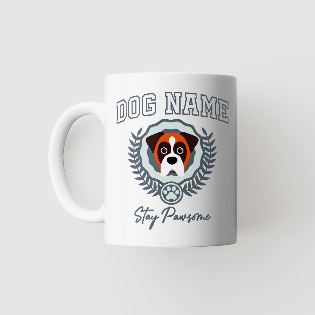 Stay Pawsome: Personalized {breedFullName} Mug