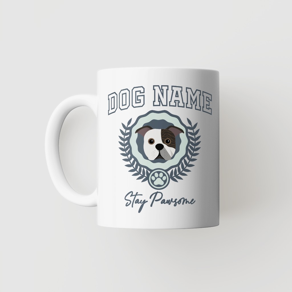 Stay Pawsome: Personalized {breedFullName} Mug