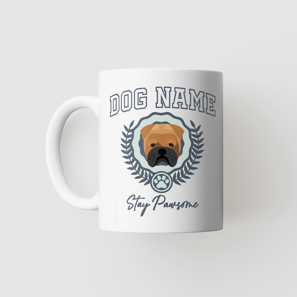 Stay Pawsome: Personalized {breedFullName} Mug