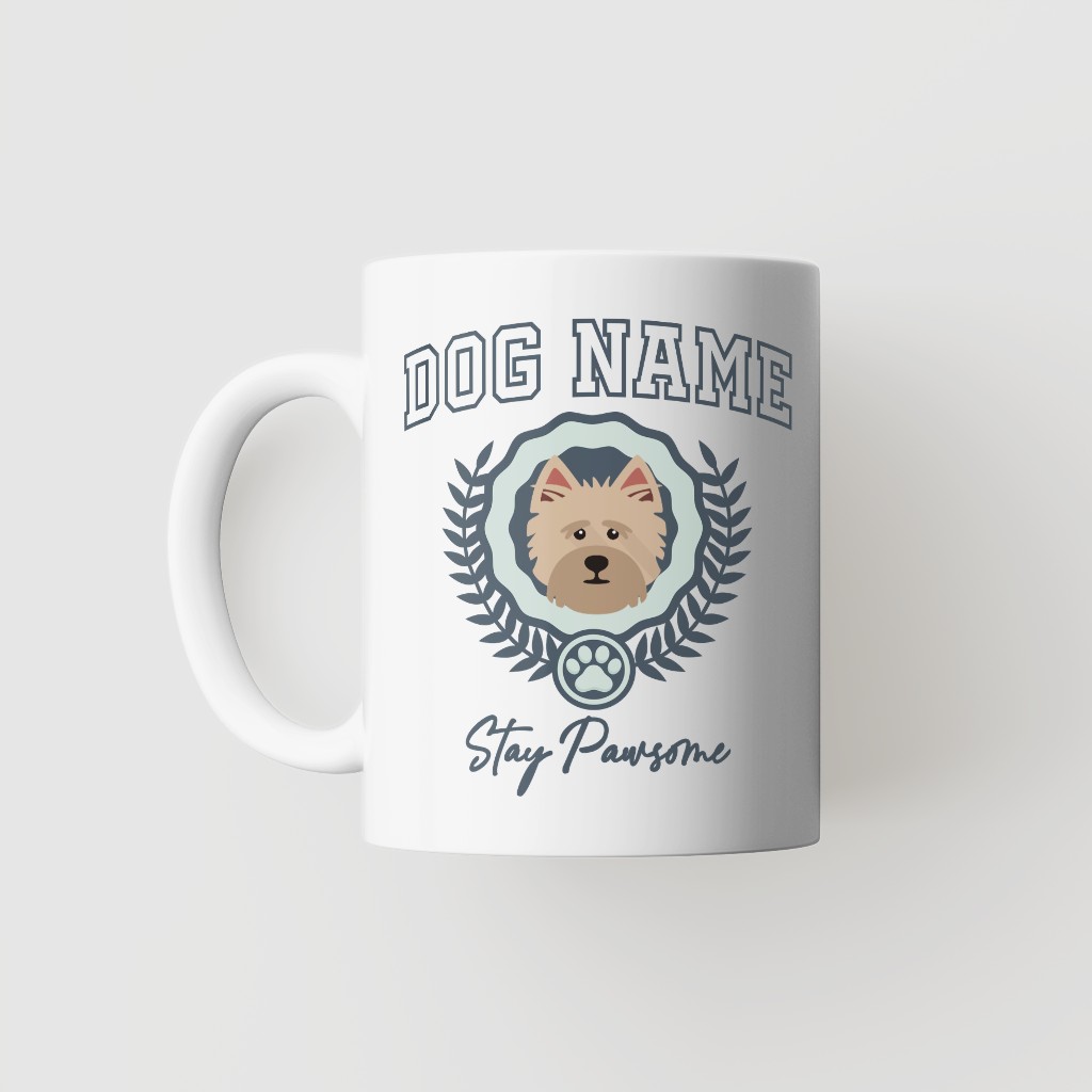 Stay Pawsome: Personalized {breedFullName} Mug