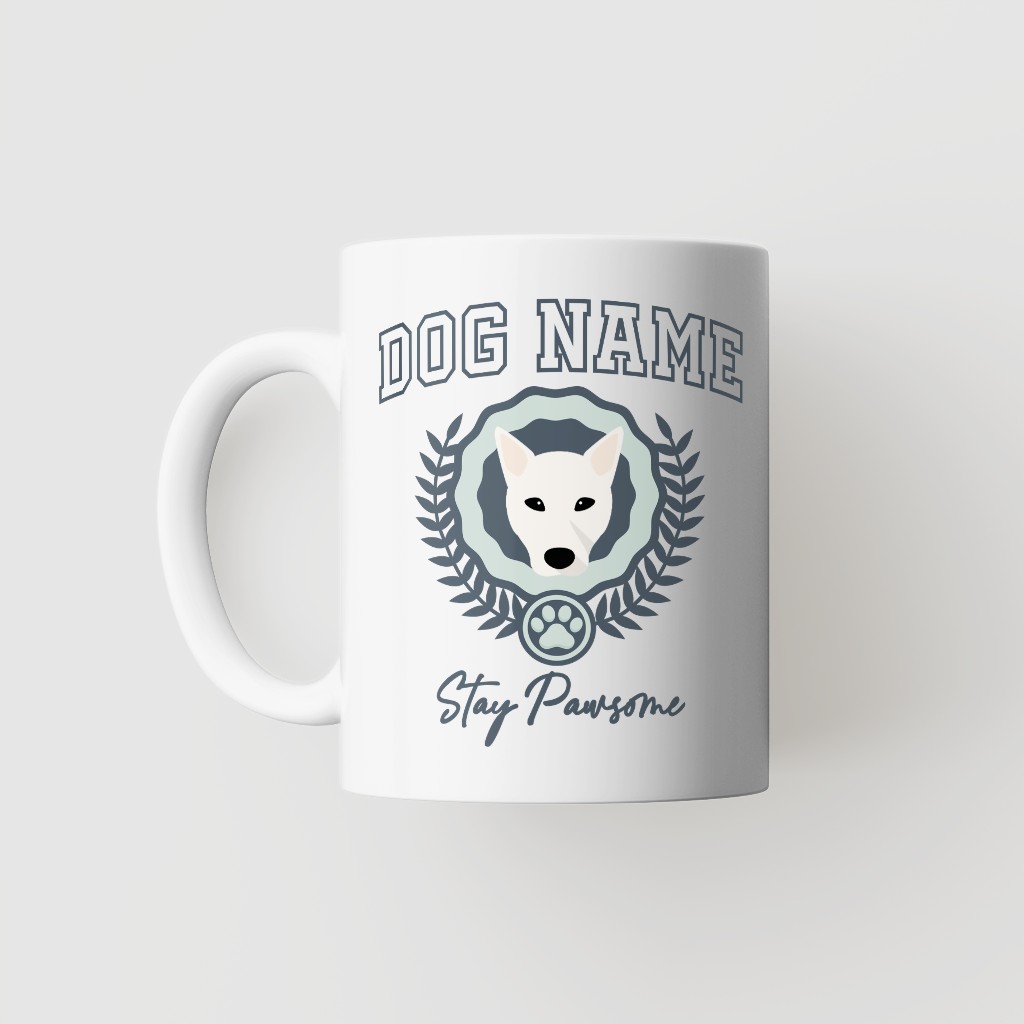 Stay Pawsome: Personalized {breedFullName} Mug