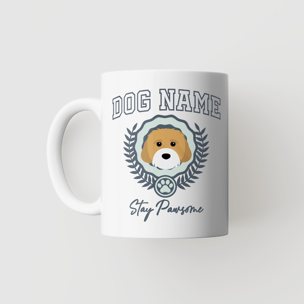 Stay Pawsome: Personalized {breedFullName} Mug