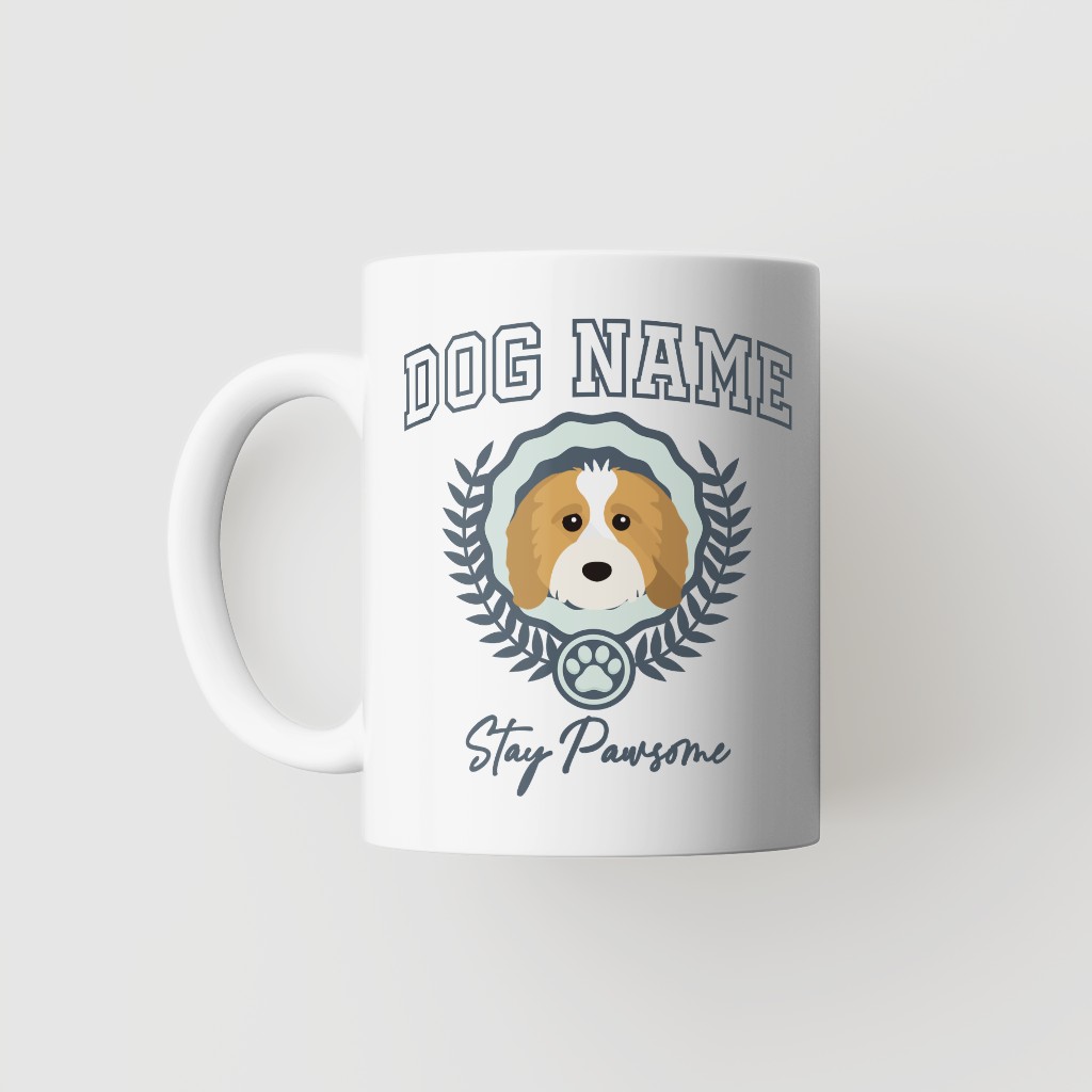 Stay Pawsome: Personalized {breedFullName} Mug