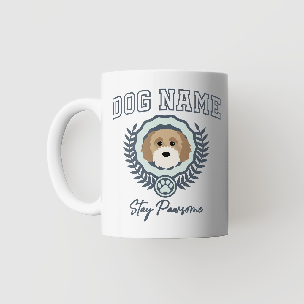 Stay Pawsome: Personalized {breedFullName} Mug