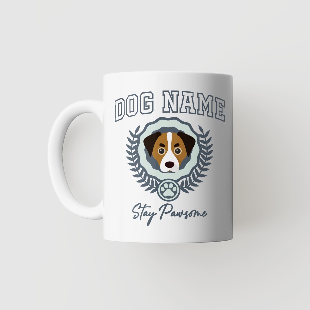 Stay Pawsome: Personalized {breedFullName} Mug