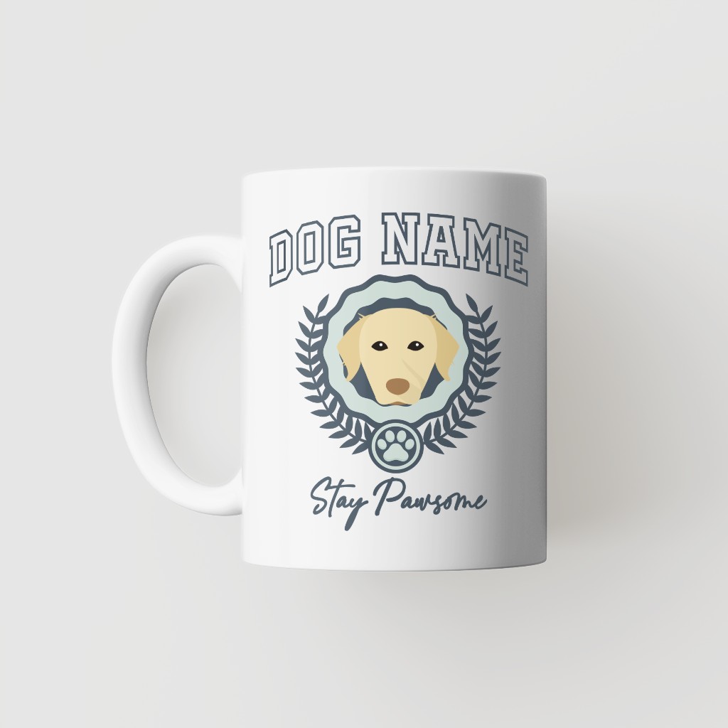 Stay Pawsome: Personalized {breedFullName} Mug