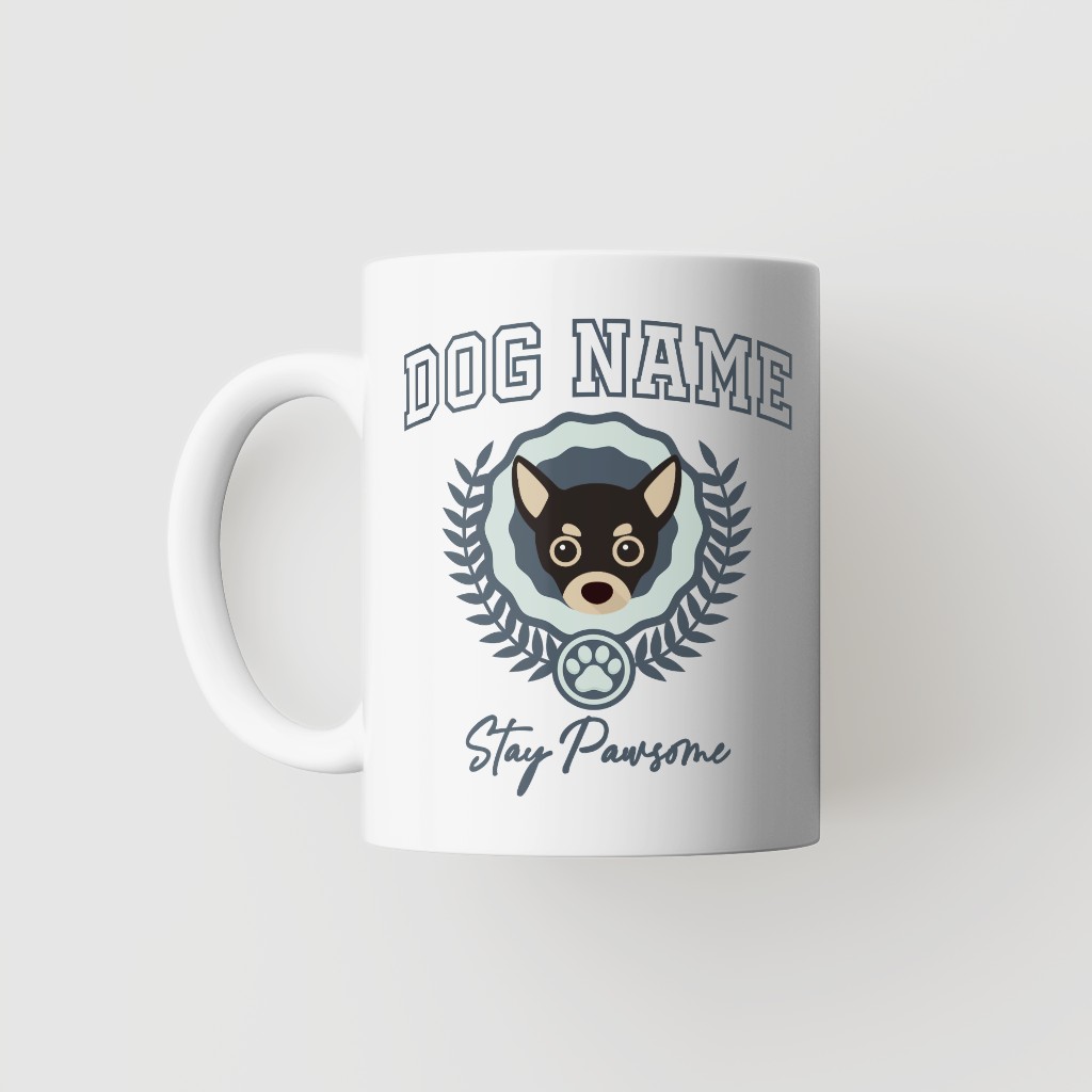 Stay Pawsome: Personalized {breedFullName} Mug