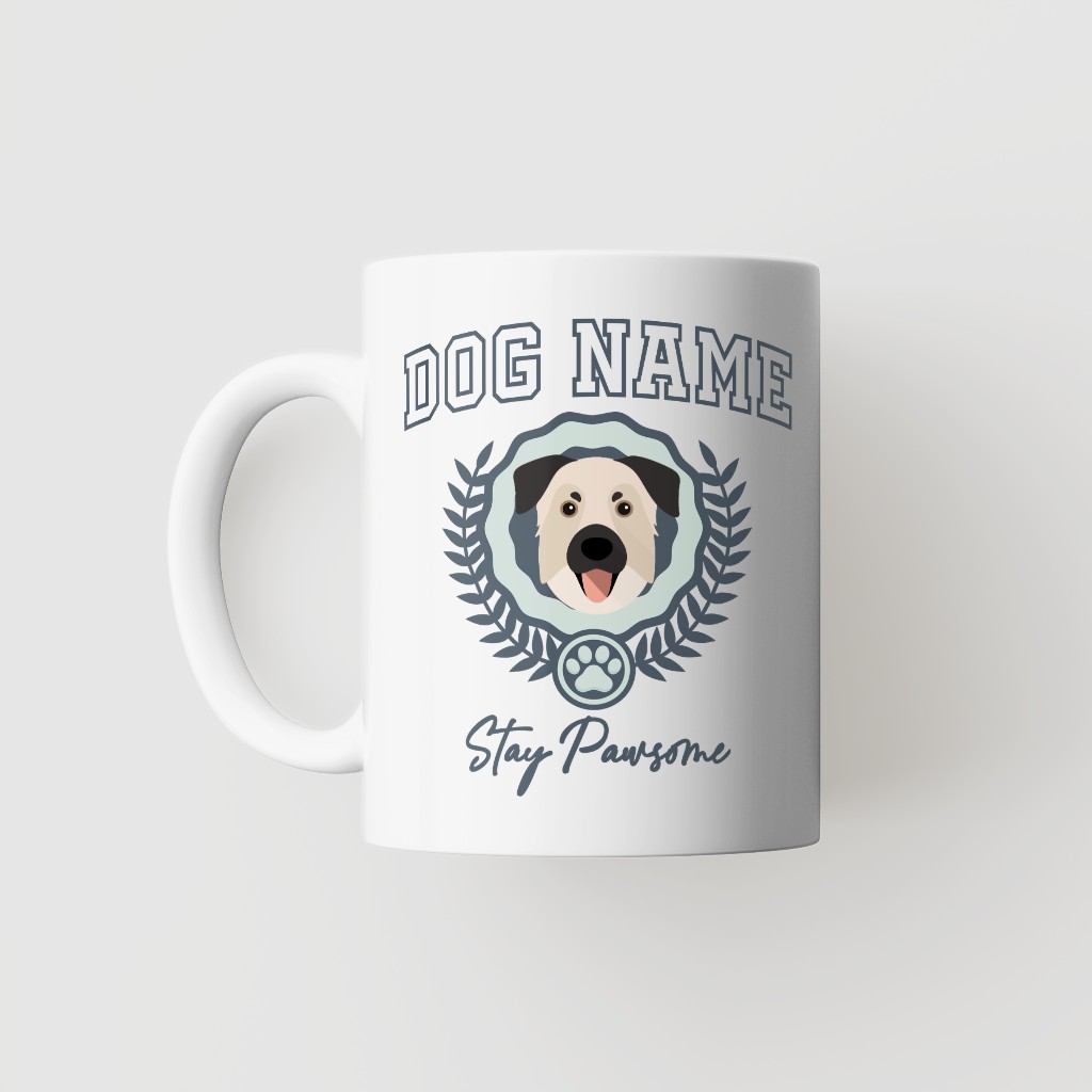 Stay Pawsome: Personalized {breedFullName} Mug