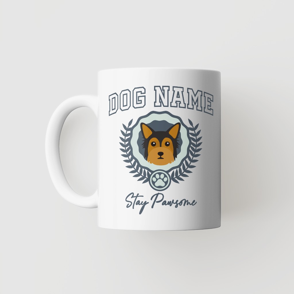 Stay Pawsome: Personalized {breedFullName} Mug