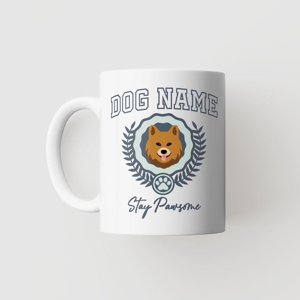 Stay Pawsome: Personalized {breedFullName} Mug