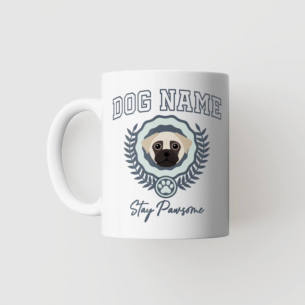 Stay Pawsome: Personalized {breedFullName} Mug