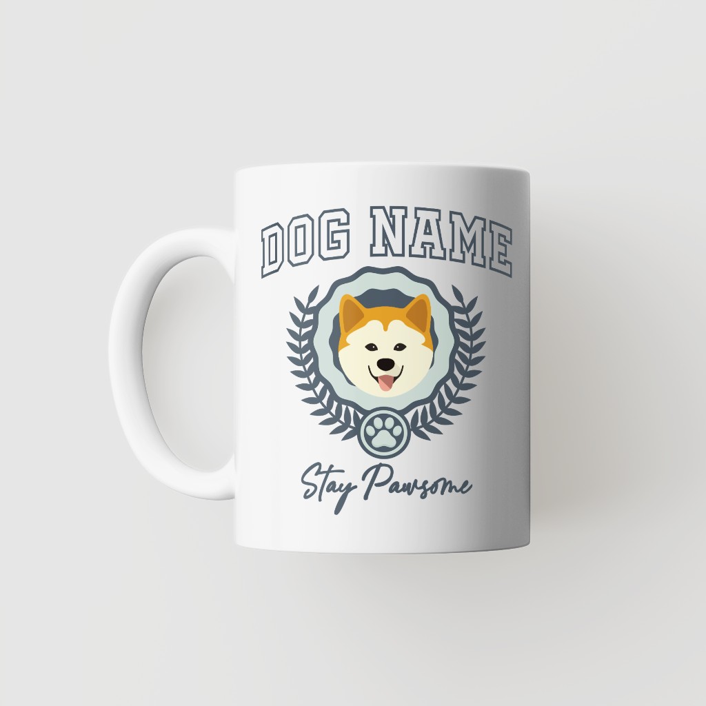 Stay Pawsome: Personalized {breedFullName} Mug