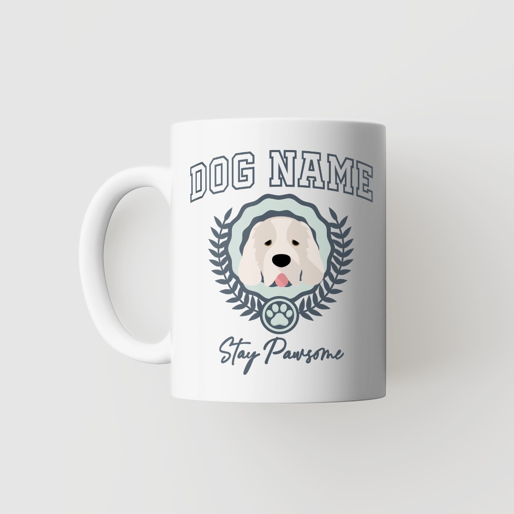 Stay Pawsome: Personalized {breedFullName} Mug