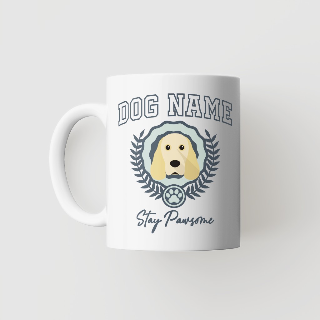 Stay Pawsome: Personalized {breedFullName} Mug