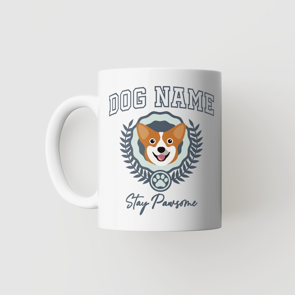 Stay Pawsome: Personalized {breedFullName} Mug
