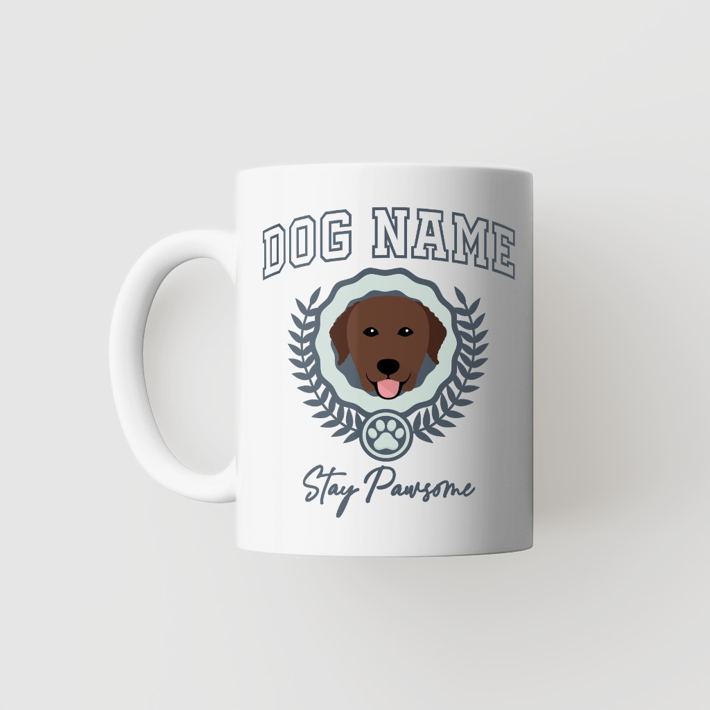 Stay Pawsome: Personalized {breedFullName} Mug