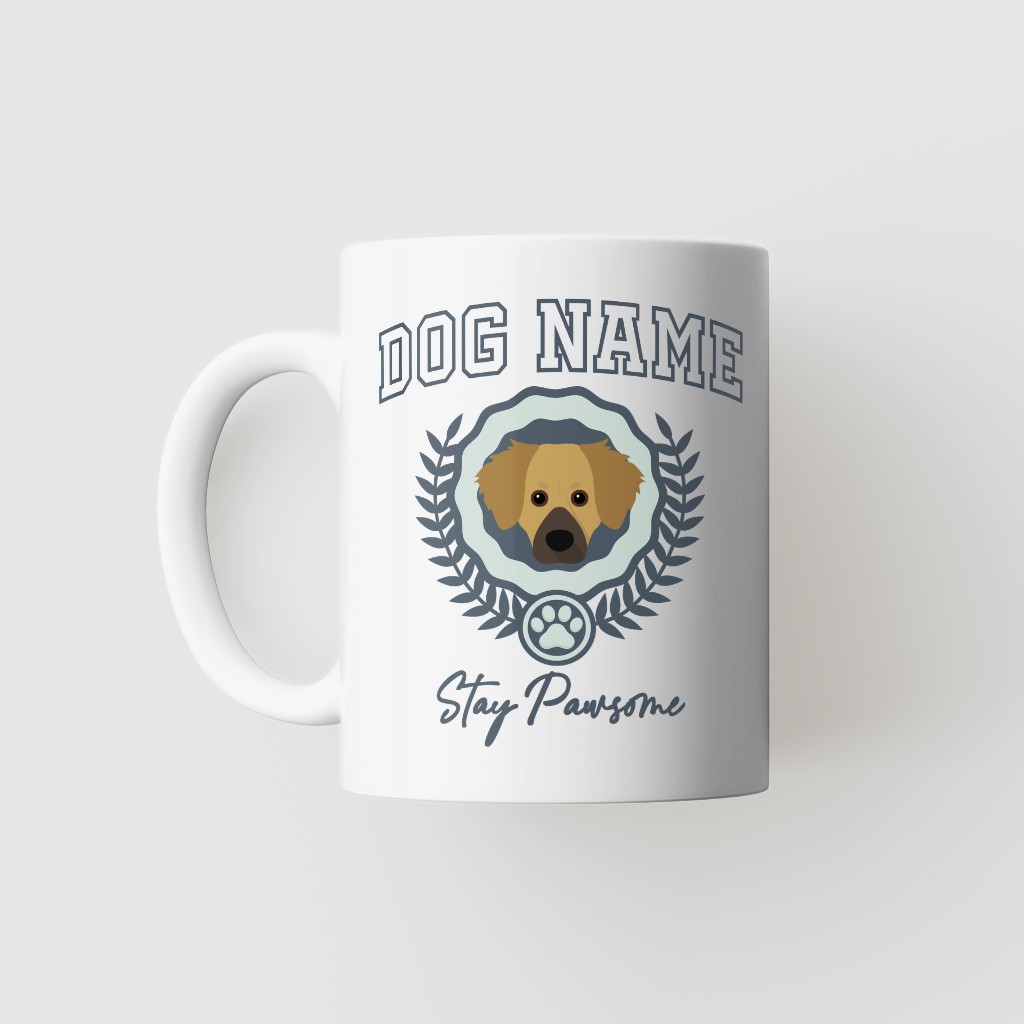 Stay Pawsome: Personalized {breedFullName} Mug