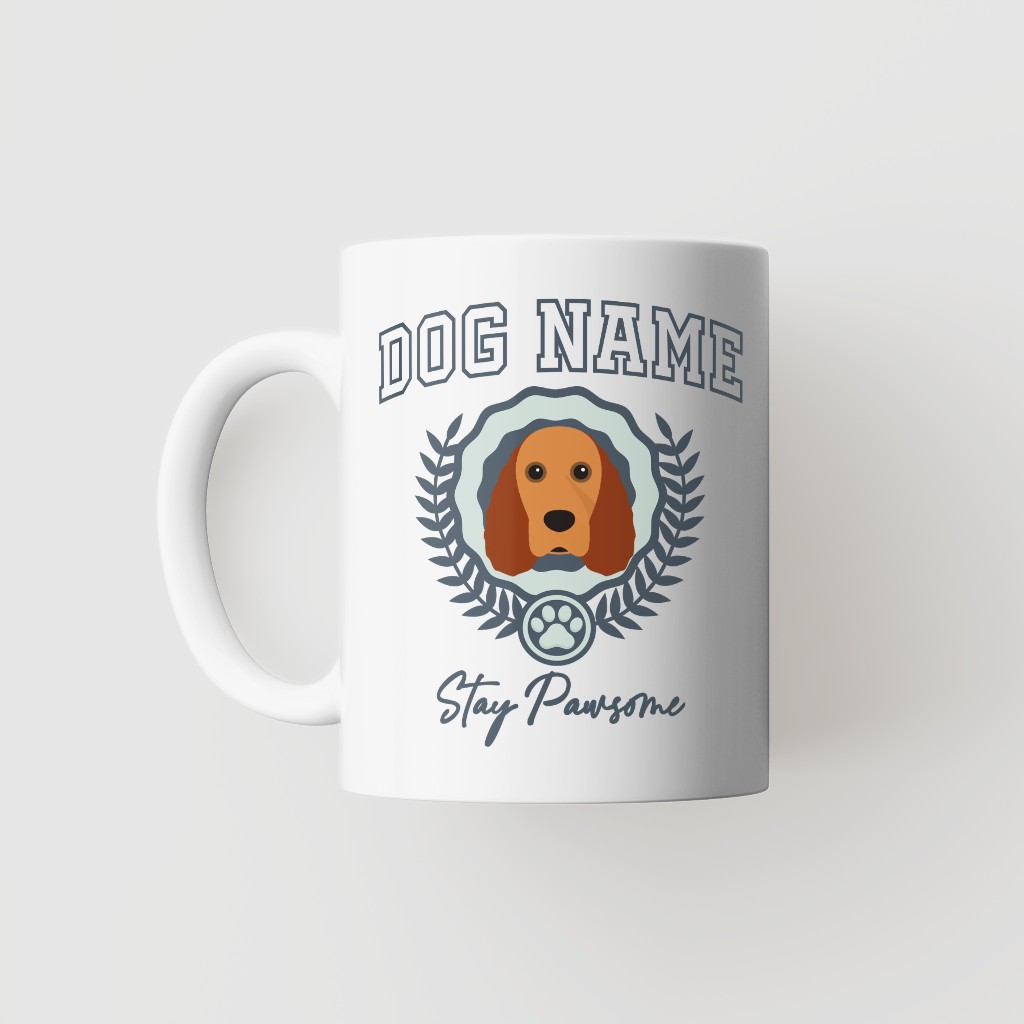 Stay Pawsome: Personalized {breedFullName} Mug