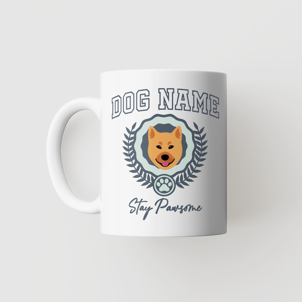 Stay Pawsome: Personalized {breedFullName} Mug