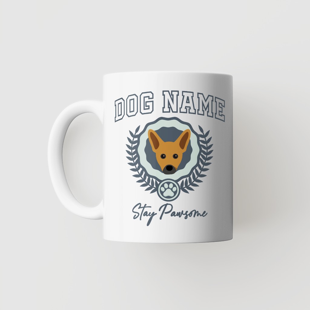 Stay Pawsome: Personalized {breedFullName} Mug