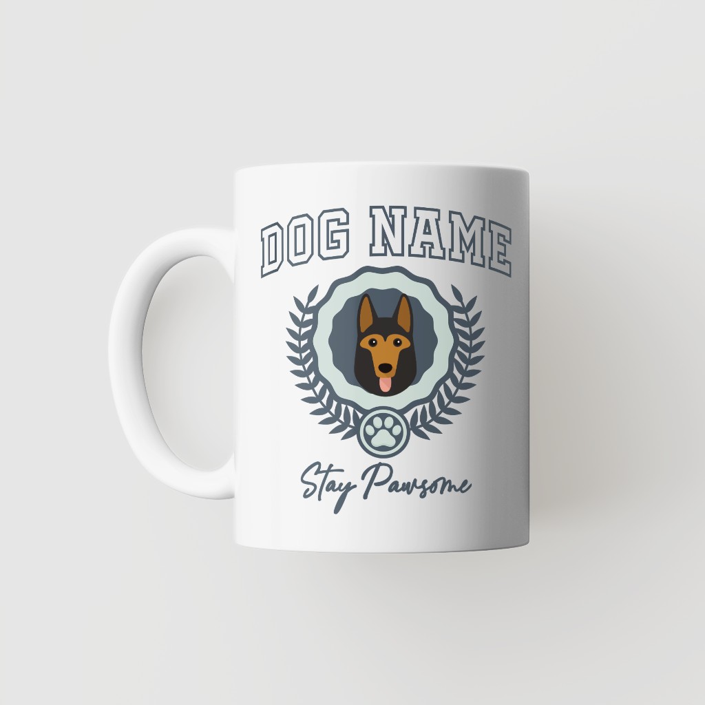 Stay Pawsome: Personalized {breedFullName} Mug