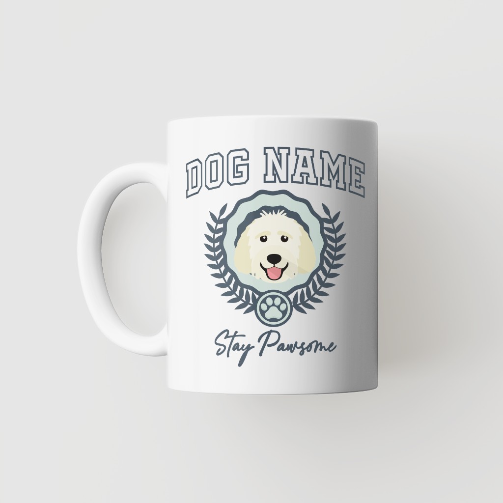 Stay Pawsome: Personalized {breedFullName} Mug