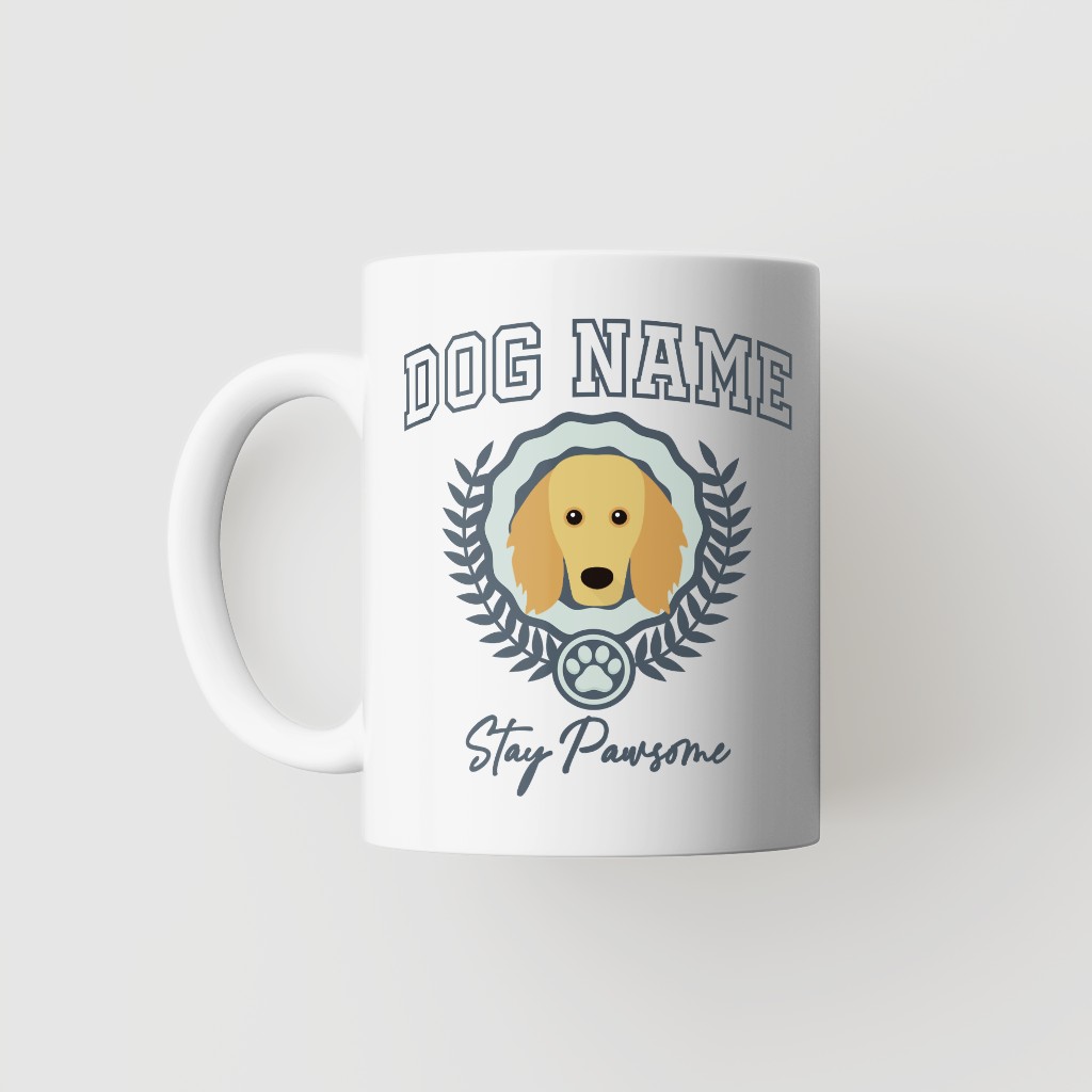 Stay Pawsome: Personalized {breedFullName} Mug