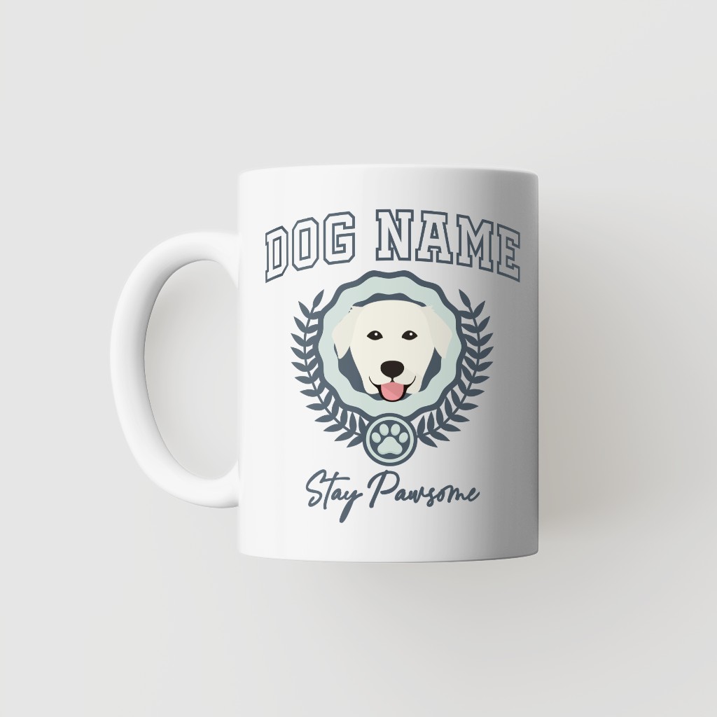 Stay Pawsome: Personalized {breedFullName} Mug