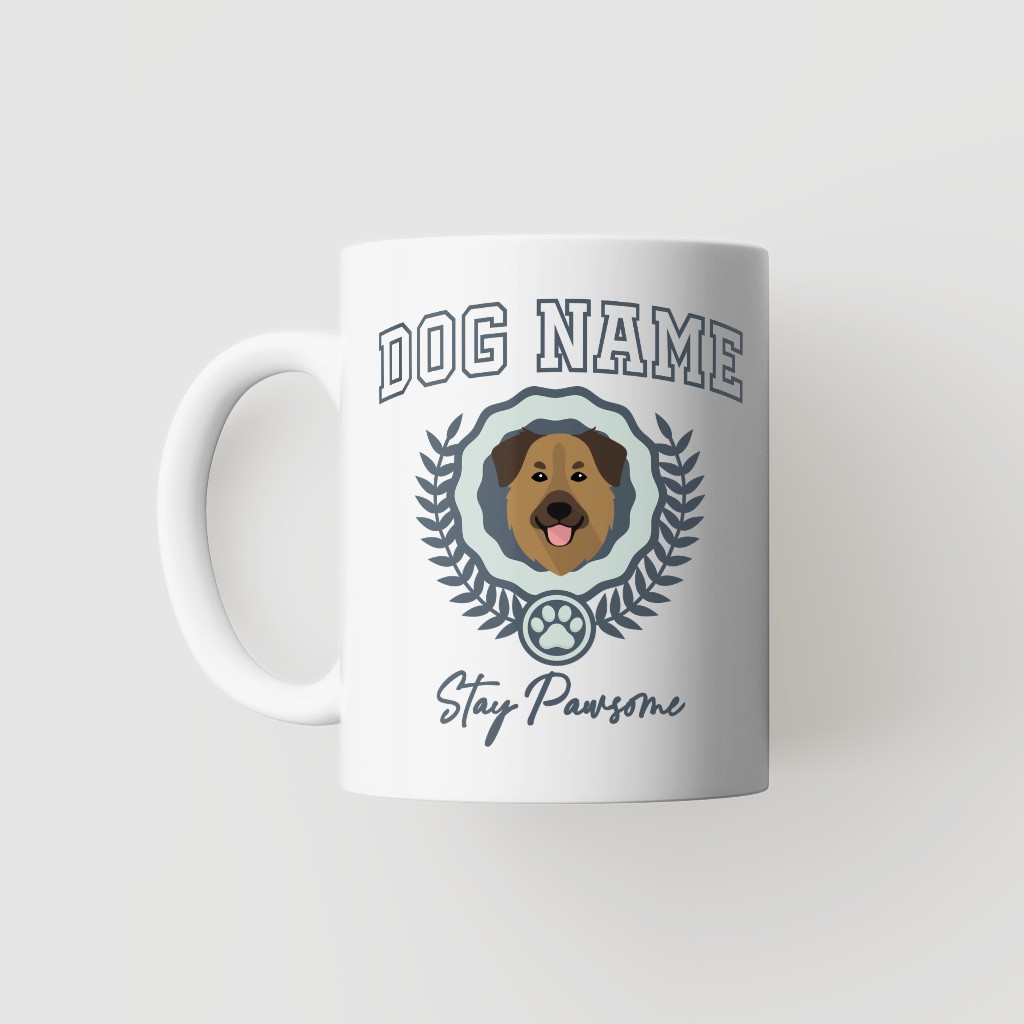 Stay Pawsome: Personalized {breedFullName} Mug