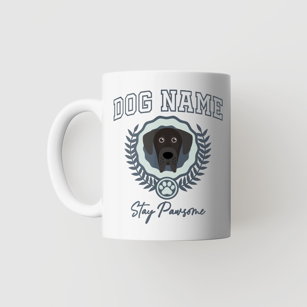 Stay Pawsome: Personalized {breedFullName} Mug