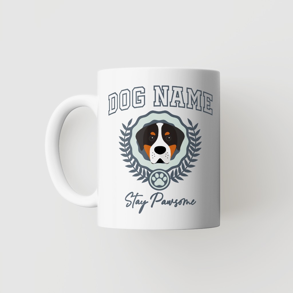 Stay Pawsome: Personalized {breedFullName} Mug