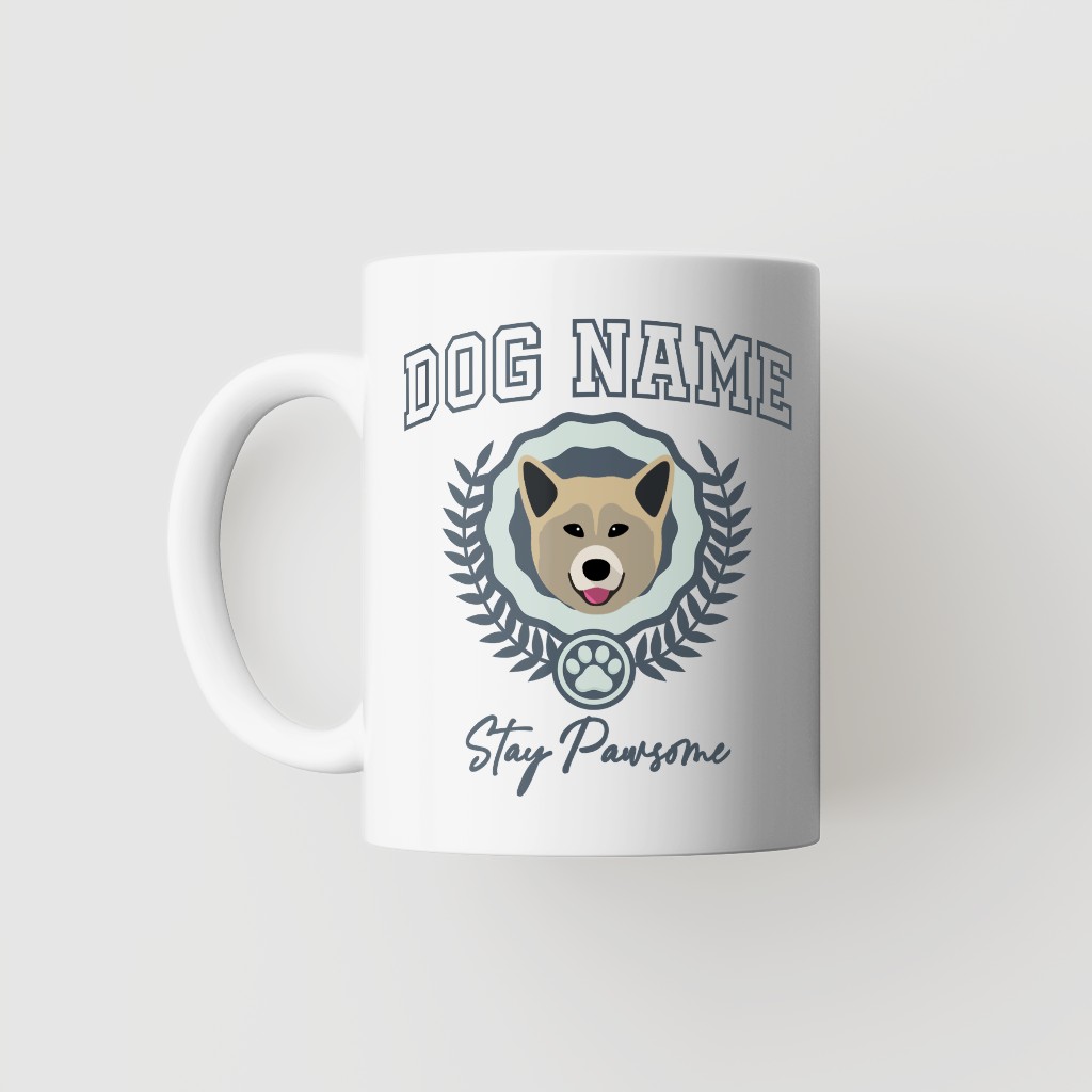 Stay Pawsome: Personalized {breedFullName} Mug