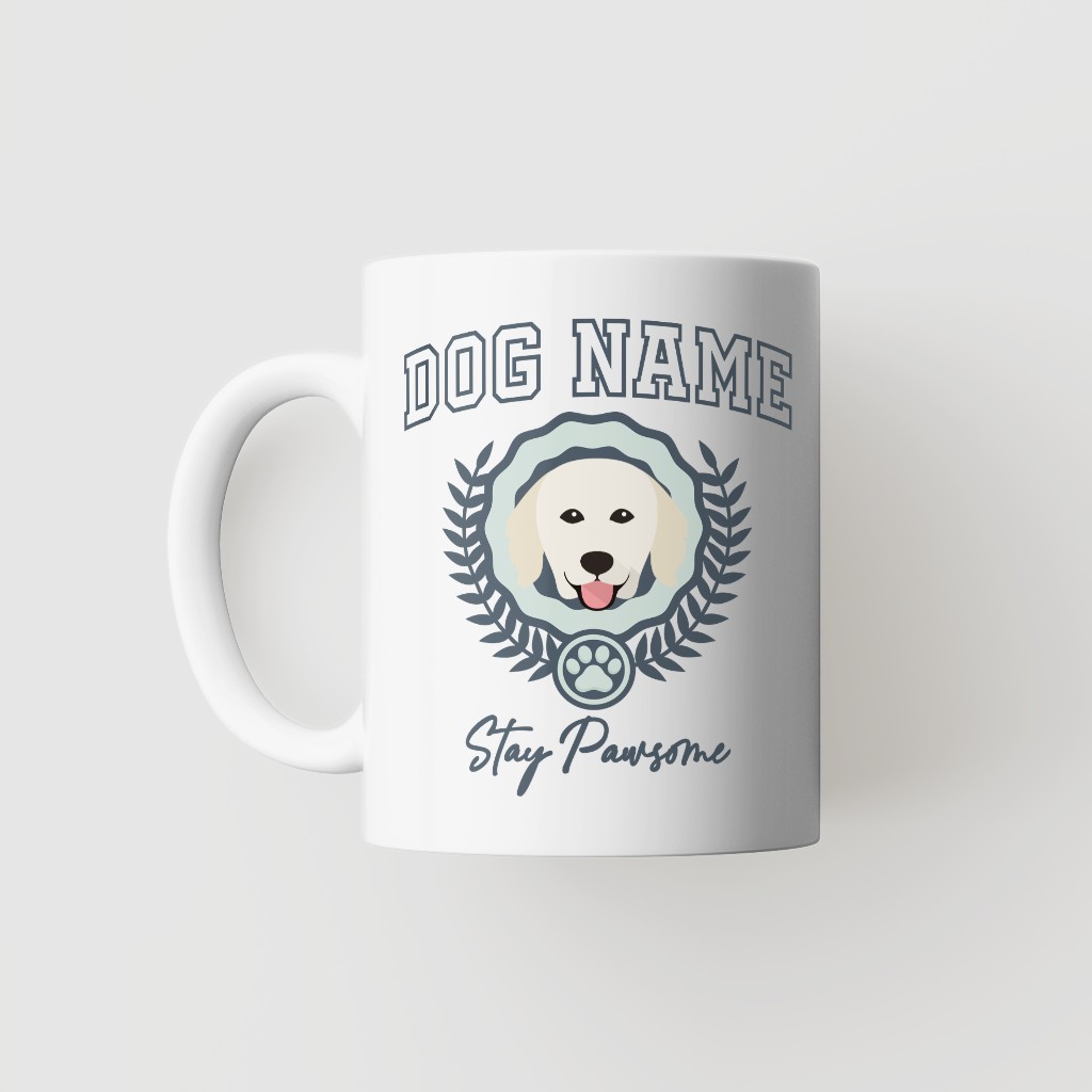 Stay Pawsome: Personalized {breedFullName} Mug