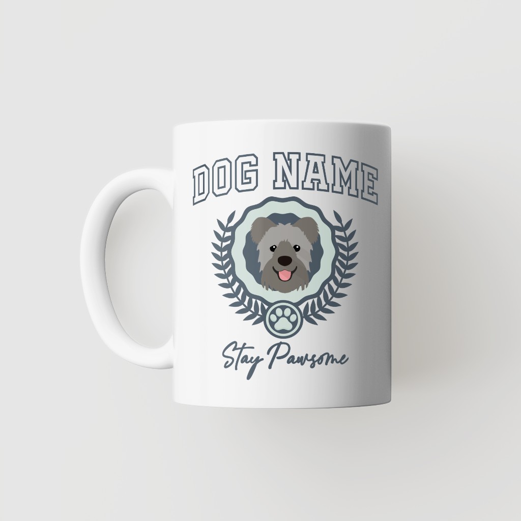 Stay Pawsome: Personalized {breedFullName} Mug