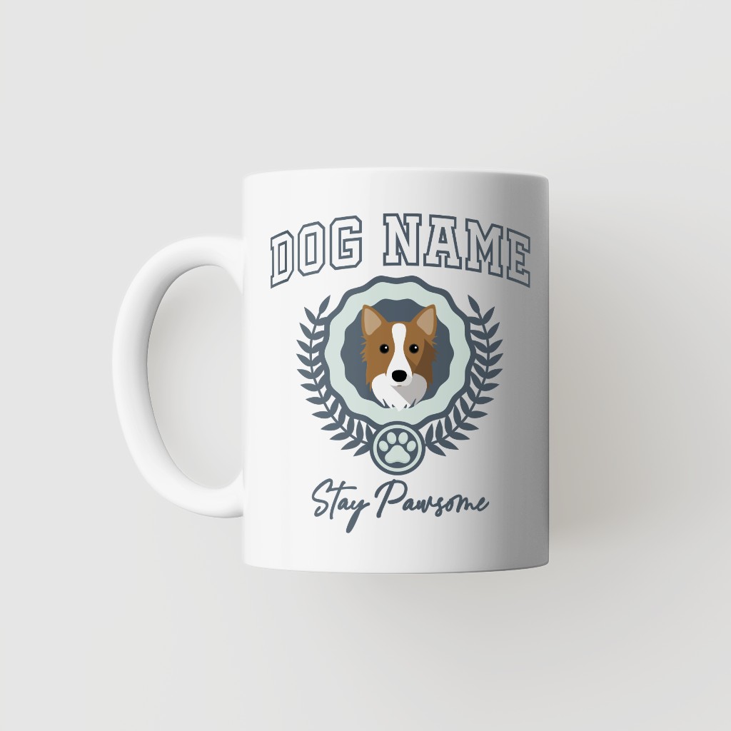 Stay Pawsome: Personalized {breedFullName} Mug