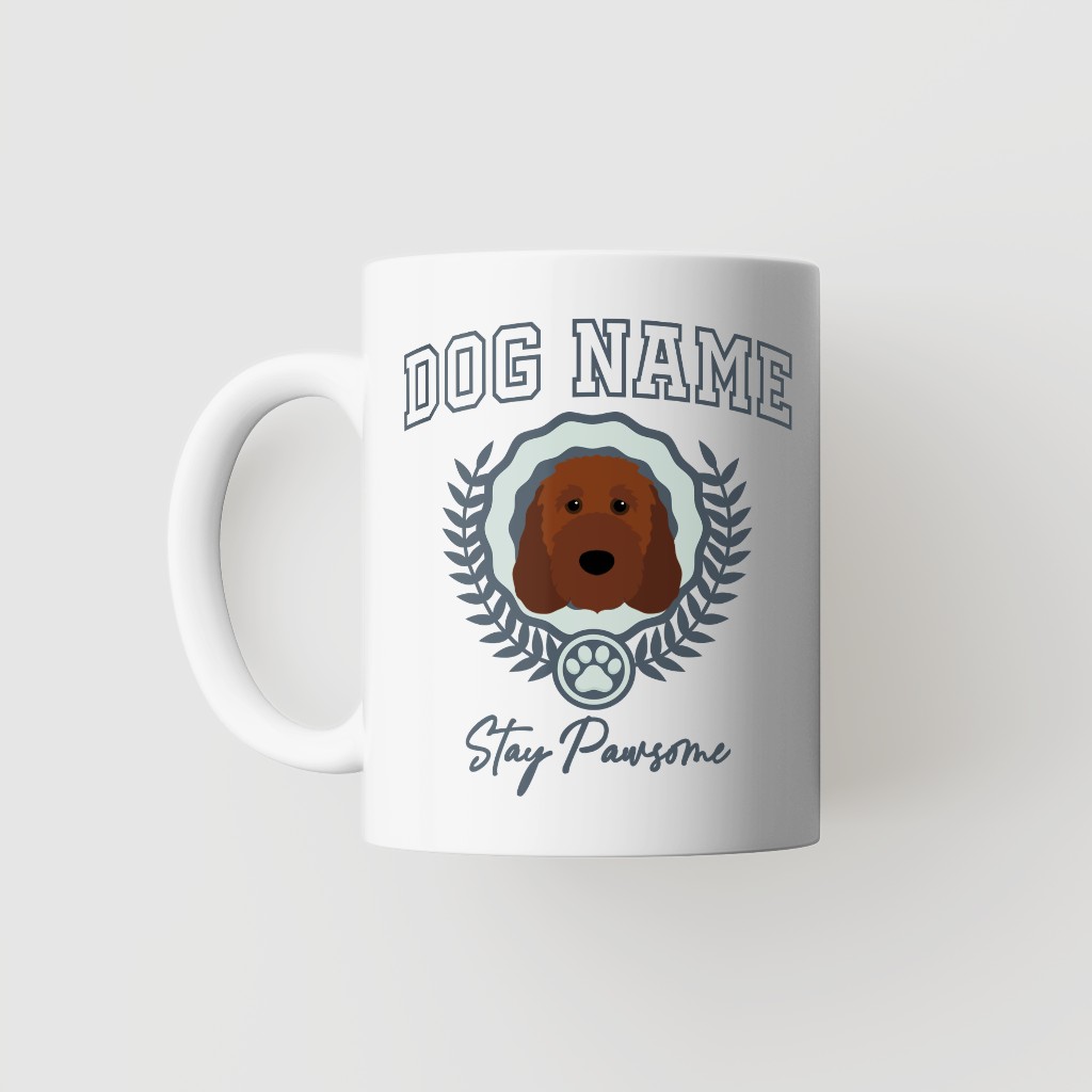 Stay Pawsome: Personalized {breedFullName} Mug