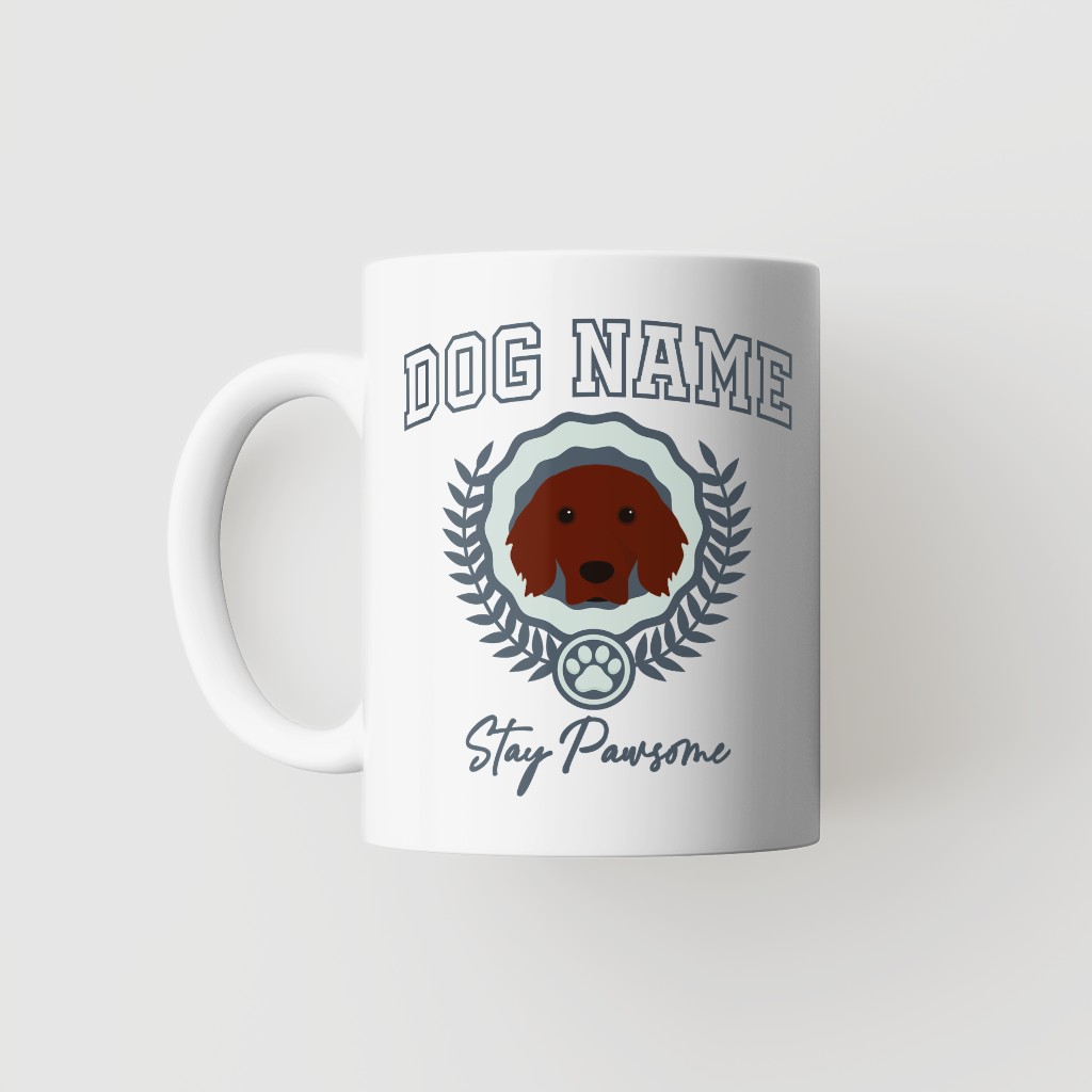 Stay Pawsome: Personalized {breedFullName} Mug