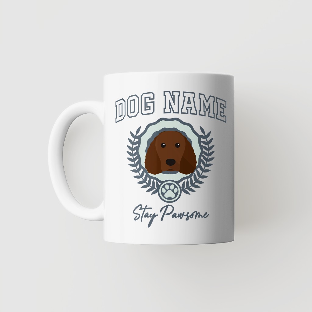 Stay Pawsome: Personalised {breedFullName} Mug