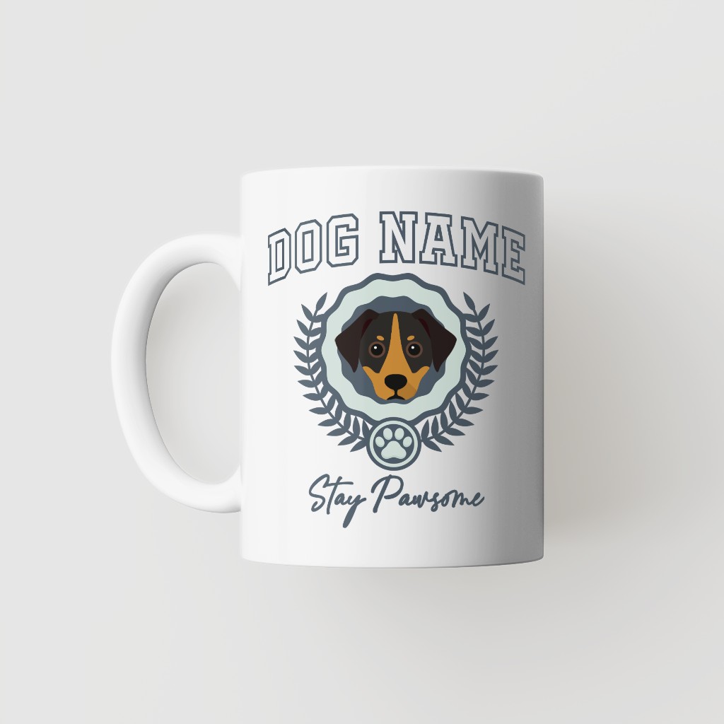 Stay Pawsome: Personalized {breedFullName} Mug