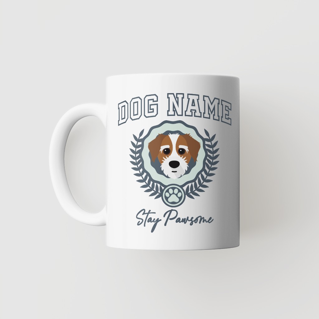 Stay Pawsome: Personalized {breedFullName} Mug