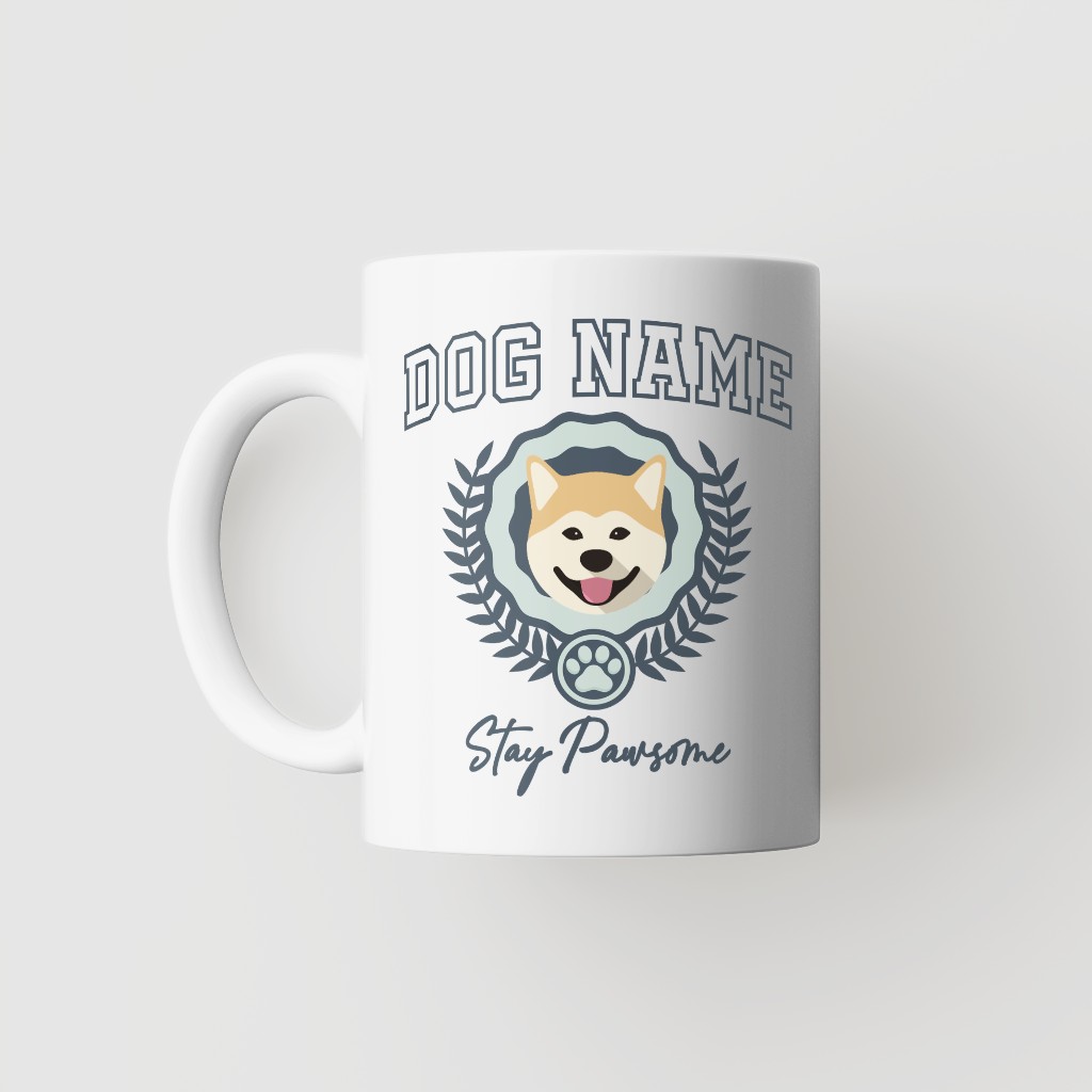 Stay Pawsome: Personalized {breedFullName} Mug
