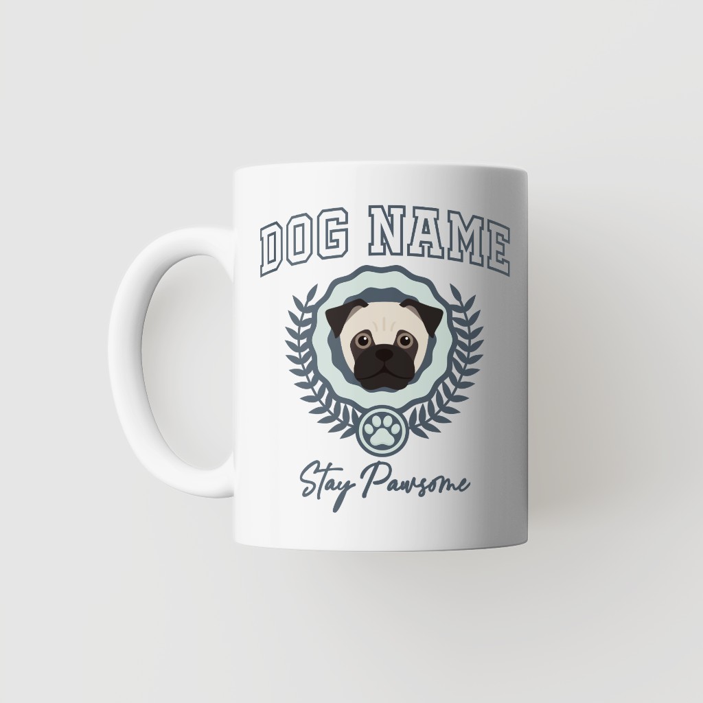 Stay Pawsome: Personalized {breedFullName} Mug
