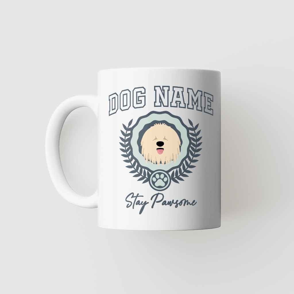 Stay Pawsome: Personalized {breedFullName} Mug