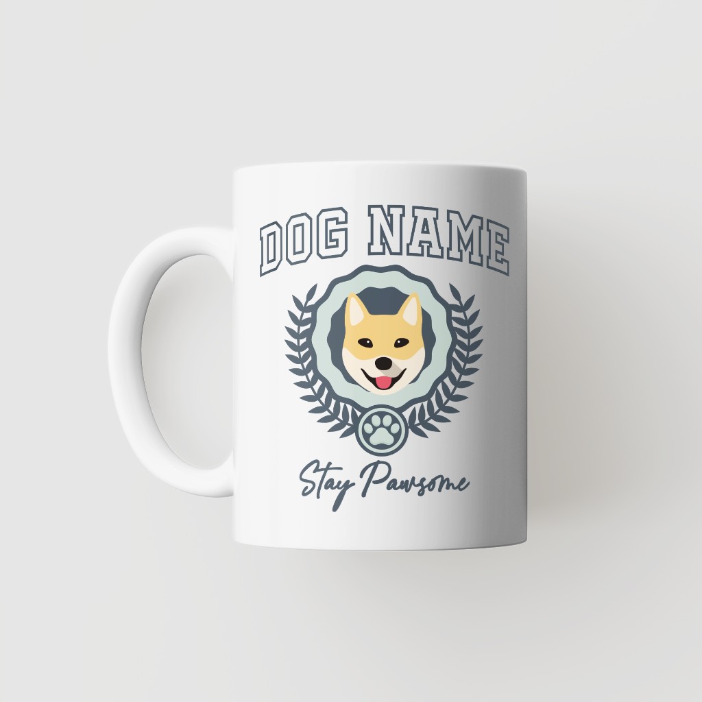Stay Pawsome: Personalized {breedFullName} Mug