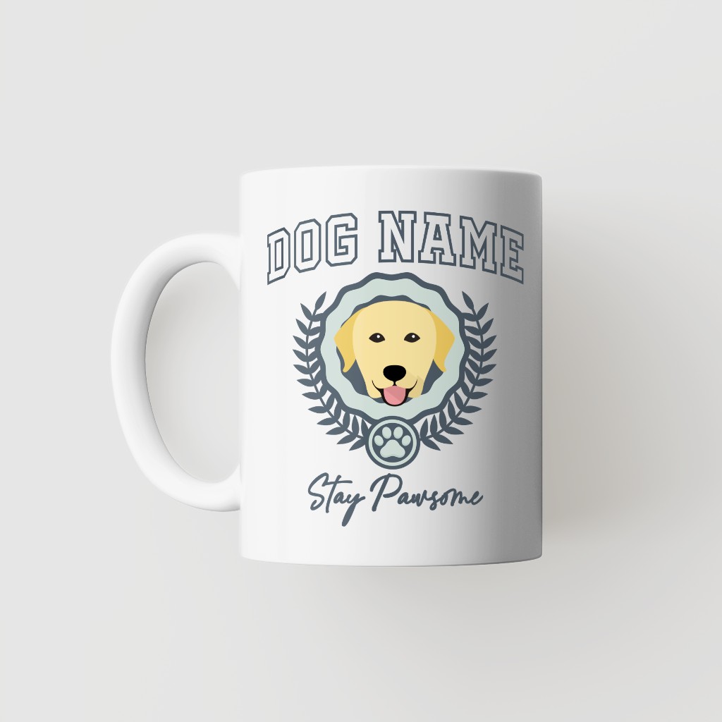 Stay Pawsome: Personalized {breedFullName} Mug