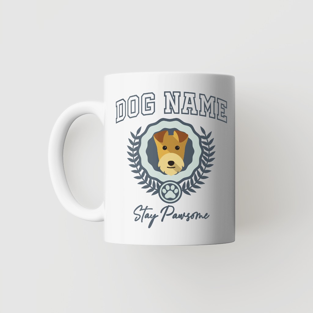 Stay Pawsome: Personalized {breedFullName} Mug