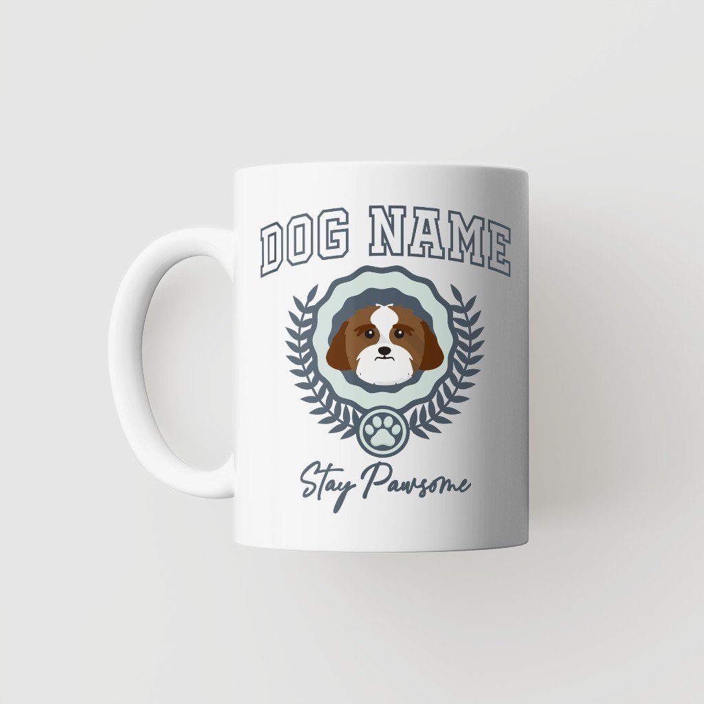 Stay Pawsome: Personalized {breedFullName} Mug