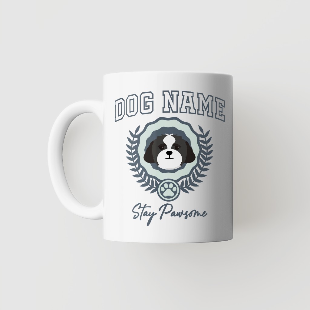 Stay Pawsome: Personalized {breedFullName} Mug