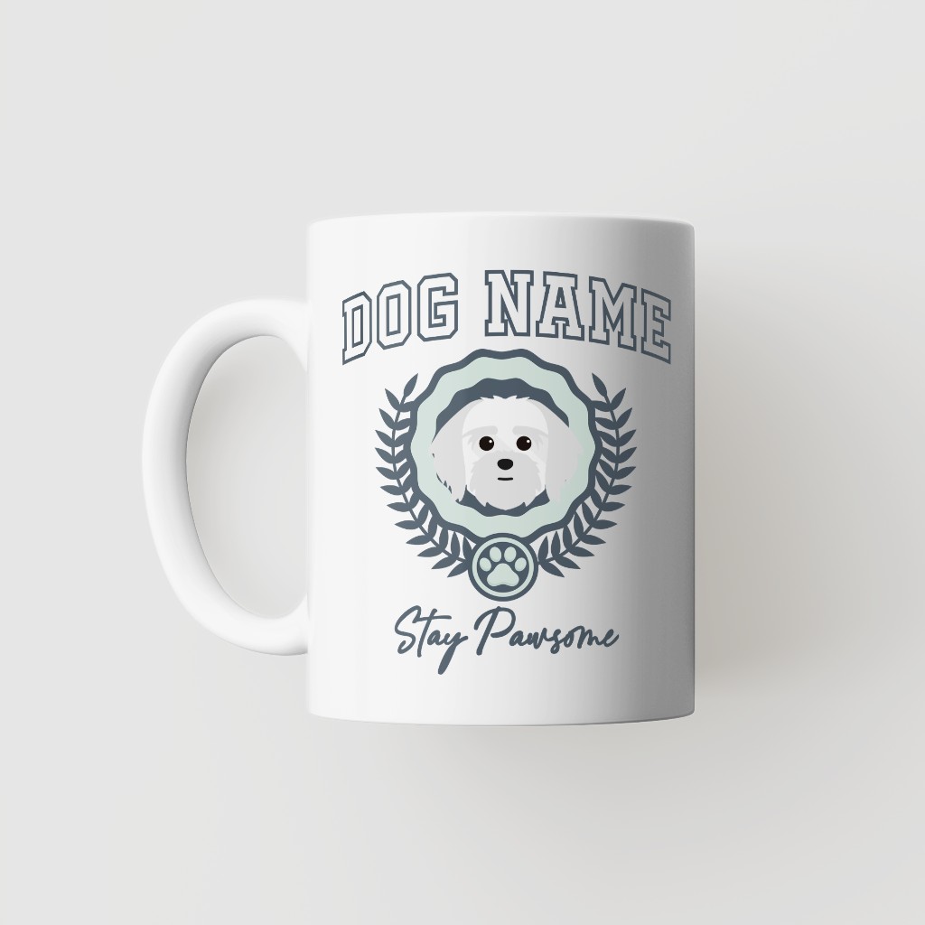 Stay Pawsome: Personalized {breedFullName} Mug